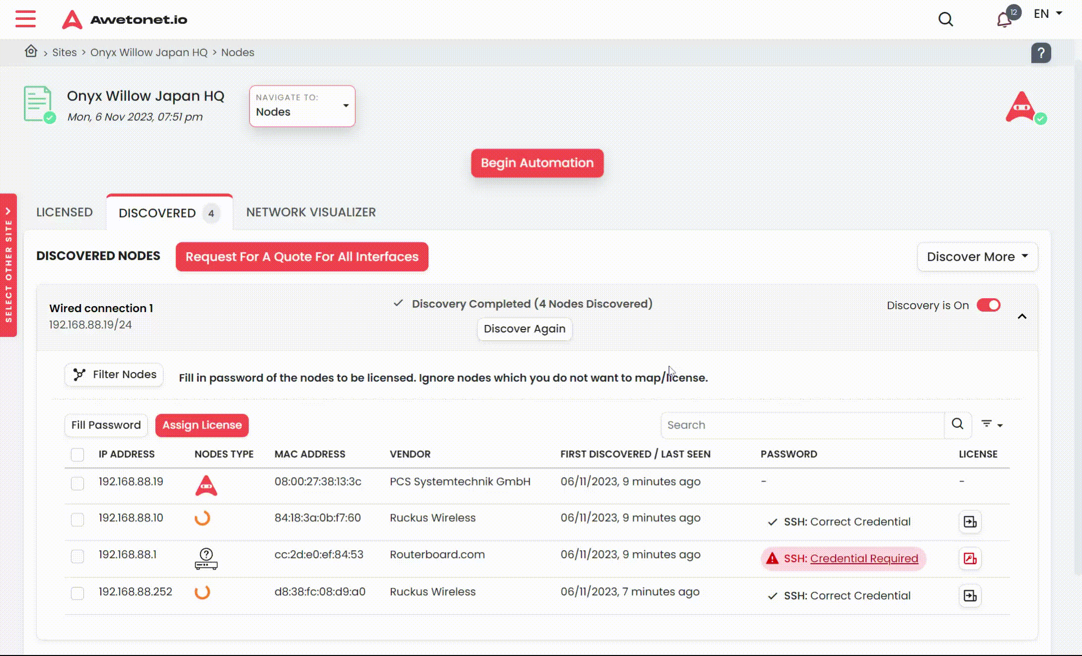 LicensingNode